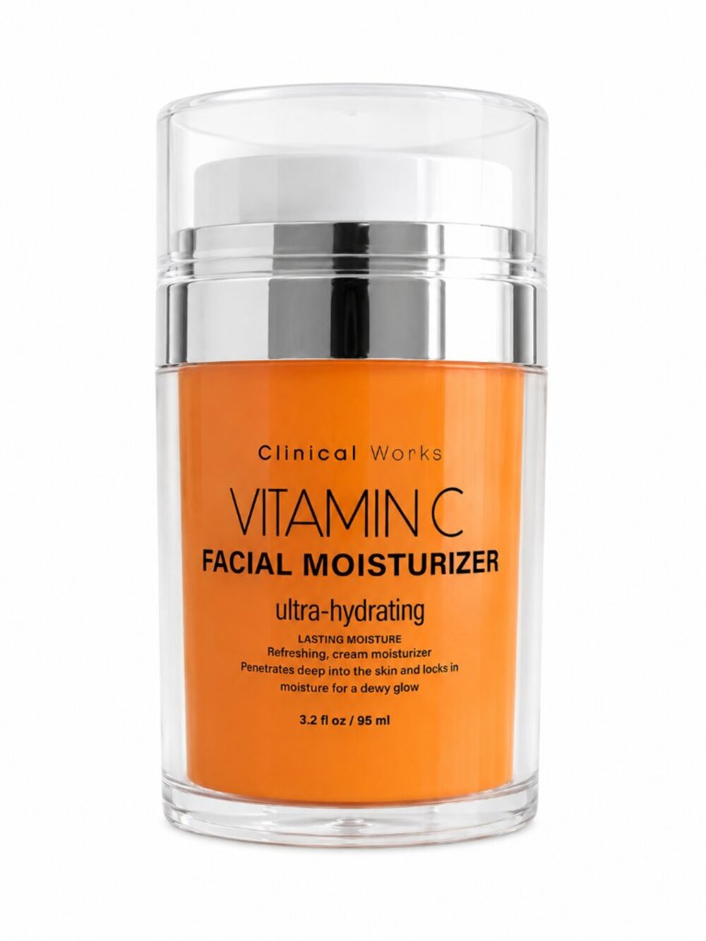 Clinical Works Vitamin C Facial Moisturizer Ultra-Hydrating Cream 3.2 fl oz